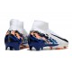 Nike Air Zoom Mercurial Superfly X Elite FG Bianco Nero Blu