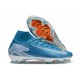 Nike Air Zoom Mercurial Superfly X Elite FG Blu Bianco