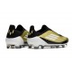adidas F50 Elite Senza Lacci FG Nuovo Oro Met Nero Bianco