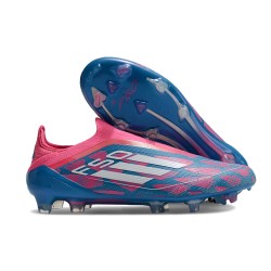 adidas F50 Elite Senza Lacci FG Nuovo Solar Blu Ftwr Bianco Solar Rosa