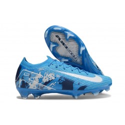 Scarpe Nike Mercurial Vapor XVI Elite FG Blu Bianco