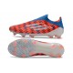 adidas F50 Elite Senza Lacci FG Nuovo Rosso Bianco Blu
