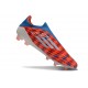 adidas F50 Elite Senza Lacci FG Nuovo Rosso Bianco Blu