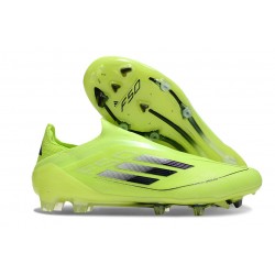 adidas F50 Elite Senza Lacci FG Nuovo Giallo Nero
