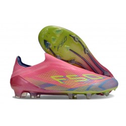 adidas F50 Elite Senza Lacci FG Nuovo Rosa Giallo Viola