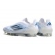 adidas F50 Elite Senza Lacci FG Nuovo Bianco Blu