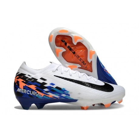 Scarpe Nike Mercurial Vapor XVI Elite FG Bianco Nero Blu