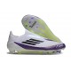 adidas F50 Elite Senza Lacci FG X Messi Ftwr Bianco Nero Core Unity Viola