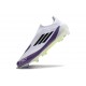 adidas F50 Elite Senza Lacci FG X Messi Ftwr Bianco Nero Core Unity Viola