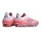 adidas F50 Elite Senza Lacci FG Nuovo Rosa Bianco