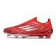 adidas F50 Elite Senza Lacci FG Nuovo Rosso Argento
