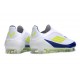 adidas F50 Elite Senza Lacci FG Nuovo Bianco Giallo Solare Blu Lucido