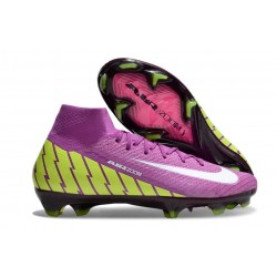Nike Air Zoom Mercurial Superfly X Elite FG Viola Giallo Bianco