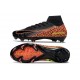 Nike Air Zoom Mercurial Superfly X Elite FG Nero Arancione Giallo