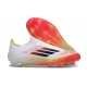 adidas F50 Elite Senza Lacci FG Nuovo Bianco Nero Giallo Solare