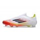 adidas F50 Elite Senza Lacci FG Nuovo Bianco Nero Giallo Solare