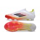 adidas F50 Elite Senza Lacci FG Nuovo Bianco Nero Giallo Solare