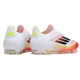 adidas F50 Elite Senza Lacci FG Nuovo Bianco Nero Giallo Solare