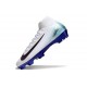 Nike Air Zoom Mercurial Superfly X Elite FG Bianco Nero Blu