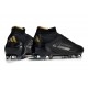 Scarpe adidas F50 Elite Mid FG Nero Core Ferro Metallizzato Oro Met
