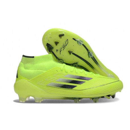 Scarpe adidas F50 Elite Mid FG Giallo Solar Nero