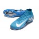 Scarpe Nike Mercurial Superfly 10 Elite FG Blu Bianco