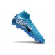 Scarpe Nike Mercurial Superfly 10 Elite FG Blu Bianco