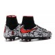 Nuove SCARPE NIKE HyperVenom Phantom II FG Nero Cremise Acceso Bianco