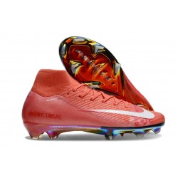 Scarpe Nike Mercurial Superfly 10 Elite FG Rosso Bianco