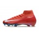Scarpe Nike Mercurial Superfly 10 Elite FG Rosso Bianco