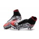 Nuove SCARPE NIKE HyperVenom Phantom II FG Nero Cremise Acceso Bianco