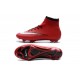 Nuove Scarpe calcio Nike Mercurial Superfly FG - Rosso Nero Bianco