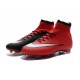 Nuove Scarpe calcio Nike Mercurial Superfly FG - Rosso Nero Bianco