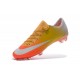 2015 Scarpa da calcio per terreni duri Nike Mercurial Vapor X - Uomo Arancione Oro Giallo