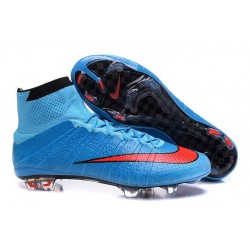 2016 Scarpe calcio Nike Mercurial Superfly FG - Uomo - Blu Rosso Nero