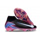 Scarpe Nike Mercurial Superfly 10 Elite FG Nero Bianco Rosa Blu
