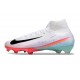 Scarpe Nike Mercurial Superfly 10 Elite FG Bianco Nero Arancione