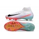 Scarpe Nike Mercurial Superfly 10 Elite FG Bianco Nero Arancione