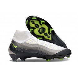 Scarpe Nike Mercurial Superfly 10 Elite FG AM95 SE Nero Neon Giallo Antracite Grafite Chiaro