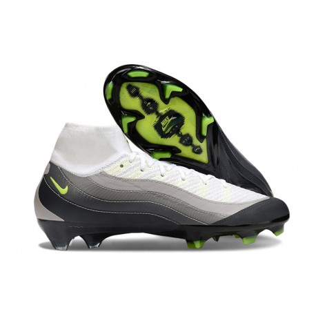 Scarpe Nike Mercurial Superfly 10 Elite FG AM95 SE Nero Neon Giallo Antracite Grafite Chiaro