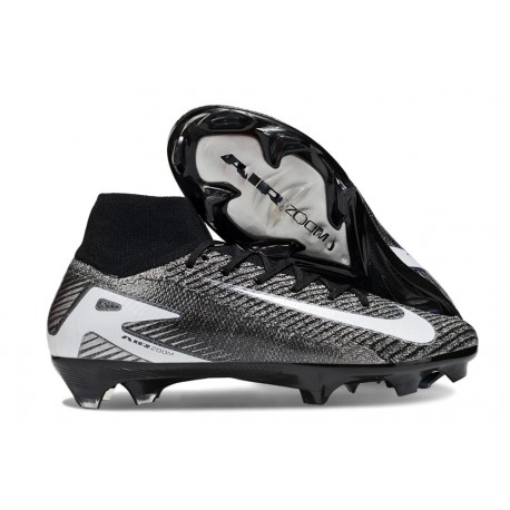 Scarpe Nike Mercurial Superfly 10 Elite FG Nero Bianco