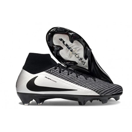 Scarpe Nike Mercurial Superfly 10 Elite FG Nero Argento