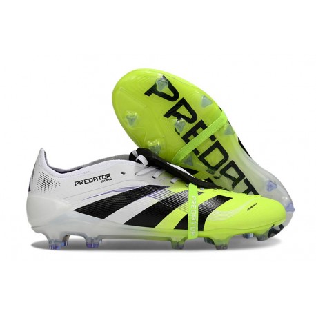 Adidas Predator 25 FT Elite FG Bianco Nero Limone Lucido
