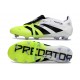 Adidas Predator 25 FT Elite FG Bianco Nero Limone Lucido