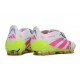 Adidas Predator 25 FT Elite FG Bianco Rosa Lucido Limone Lucido