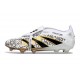 Adidas Predator Foldover Tongue Elite FG Bianco Nero Core Oro Met