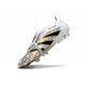 Adidas Predator Foldover Tongue Elite FG Bianco Nero Core Oro Met