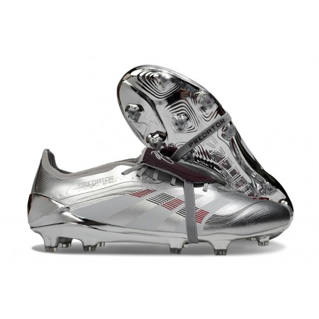 Adidas Predator Foldover Tongue Elite FG Argento