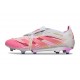 Adidas Predator Foldover Tongue Elite FG Rosa Bianco