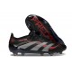 adidas Predator Elite FG Scarpa Nero Grigio Rosso Lucido